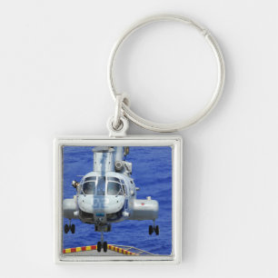 Porte-clés Un hélicoptère de chevalier de mer de CH-46E
