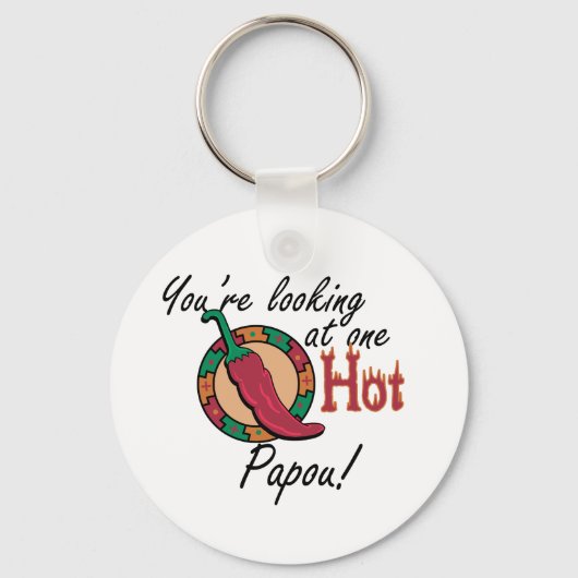 Porte-clés Un Hot Papou (Recto)