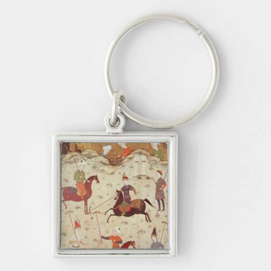 Porte-clés Un jeu de polo (Devant)