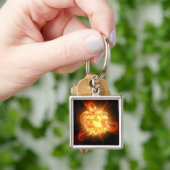 Porte-clés Un jeune nain rouge (main)