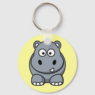 Porte-clés Un joli Dessin Hippo