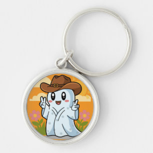 Porte-clés Un joli Fantôme Cowboy pour la décoration festive