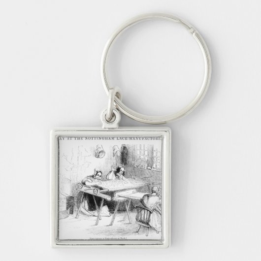 Porte-clés Un jour aux fabricants de dentelle de Nottingham (Devant)