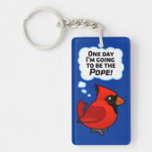 Porte-clés Un jour, je serai le pape ! (Devant)