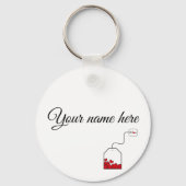 Porte-clés Un jour, vous obtiendrez ce que vous méritez. (Verso)