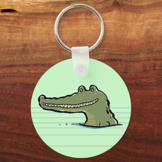 Porte-clés Un joyeux crocodile (Recto)