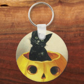 Porte-clés Un joyeux Haloween Kitten (Recto)
