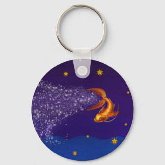 Porte-clés Un Koi parmi les étoiles - porte - clé