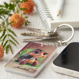 Porte-clés Un look plein de charme et d'aventure,
