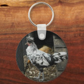 Porte-clés un magnifique design d'un bel oiseau exotique (Recto)