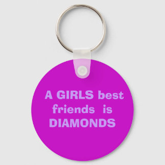 Porte-clés Un meilleur ami de FILLES est DIAMONDS