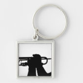 Porte-clés Un membre de service joue une chanson (Devant)