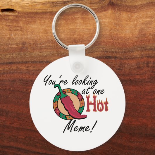 Porte-clés Un mème chaud (Recto)