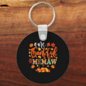 Porte-clés Un Mémo Remerciant Drôle Automne Thanksgiving Auto (Recto)
