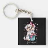 Porte-clés Un mignon chiot (Devant)