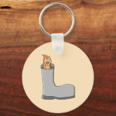 Porte-clés Un mignon écureuil en bottes. (Recto)