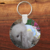 Porte-clés Un mignon lapin en robe (Recto)