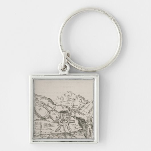 Porte-clés Un Mine argenté (Devant)