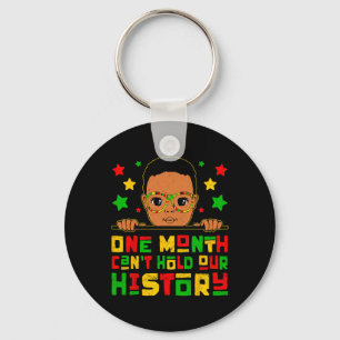 Porte-clés Un mois ne peut contenir notre petit afro d'histoi