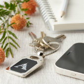 Porte-clés Un Monogramme Faux-"Diamond" (Côté )