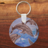 Porte-clés Un morceau de dauphins de saut (Recto)