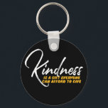 Porte-clés Un Mot Qui Dit Génial Citation Inspirante<br><div class="desc">La gentillesse est un cadeau que tout le monde peut se permettre. Citation inspirante et motivante et dire design avec message positif et slogan de vie stimulant. La typographie cool est une marchandise pour ceux qui recherchent un mot qui définit votre attitude et votre bonne humeur. Parfait pour ceux qui...</div>