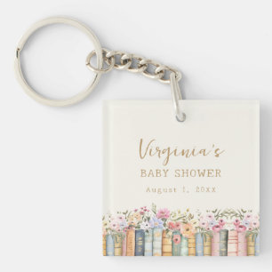 Porte-clés Un nouveau Baby shower de livres de chapitre