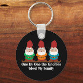 Porte-clés Un Par Un Les Gnomes Drôle (Verso)