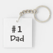 Porte-clés Un père tient la main de sa fille (Dos)