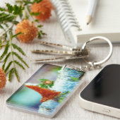 Porte-clés Un Petit Dragon Dort (Devant droit)