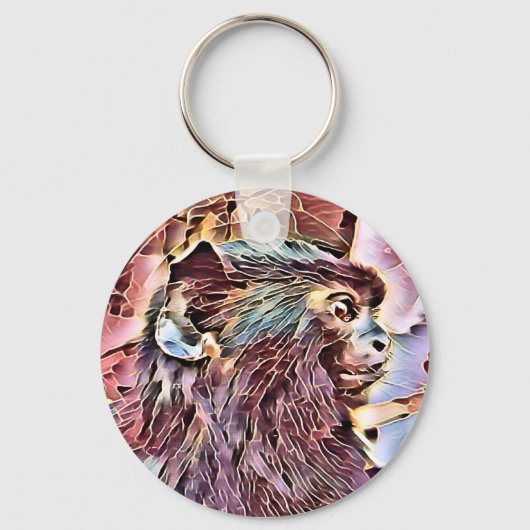 PORTE-CLÉS UN PEU DE SINGE (Recto)