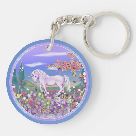 Porte-clés Un Porte - clé de paradis pourpre (Dos)