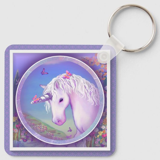 Porte-clés Un Porte - clé de paradis pourpre (Dos)