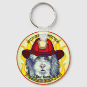 Porte-clés Un porte - clé de pompier Cheepdog (Recto)