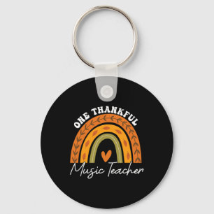 Porte-clés Un professeur de musique Merci Rainbow Fall Thanks