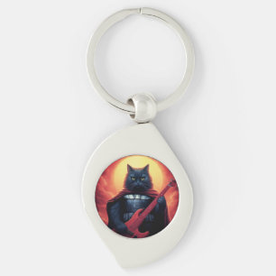 Porte-clés Un Riff qui secoue le Cosmos Seigneur des chats