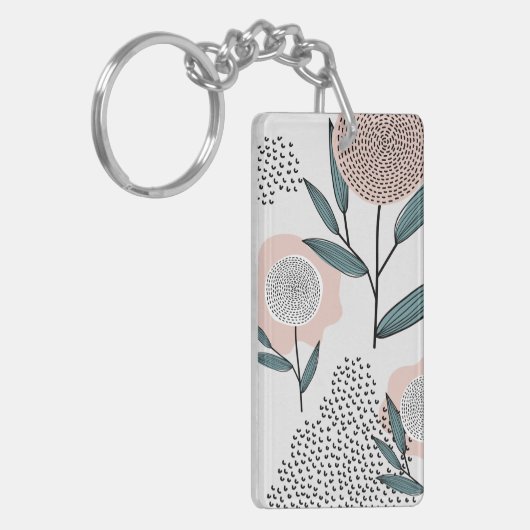 Porte-clés Un rose (Devant gauche)
