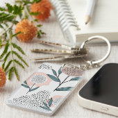 Porte-clés Un rose (Devant droit)