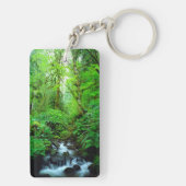 Porte-clés Un ruisseau dans une forêt ancienne (Dos)