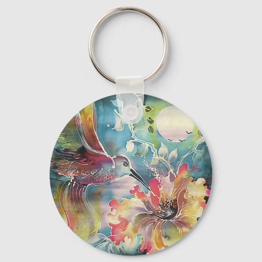 Porte-clés Un seul colibri (Recto)