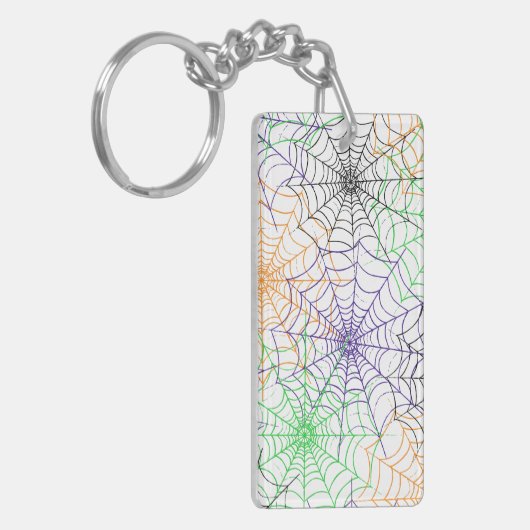 Porte-clés Un simple Motif Web d'Halloween Spider (Devant gauche)