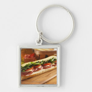 Porte-clés Un sous sandwich italien avec 2