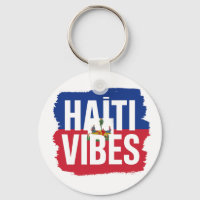 Un sticker Haïti Vibes vibrant avec le drapeau haï