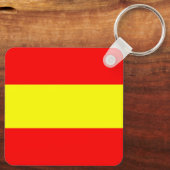 Porte-clés un symbole de l'alphabet nautique maritime (Verso)