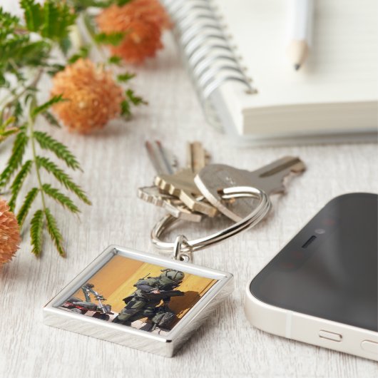 Porte-clés Un technicien (Côté)