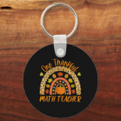 Porte-clés Un Thanksgiving Enseignant Math Fun Thanksgiving A (Recto)