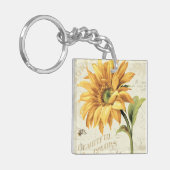 Porte-clés Un tournesol en pleine floraison (Devant gauche)