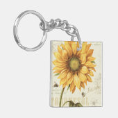 Porte-clés Un tournesol jaune (Devant gauche)