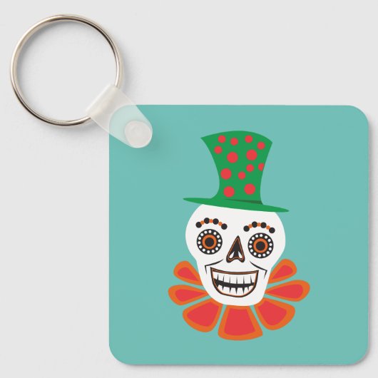 Porte-clés un visage heureux (Recto)