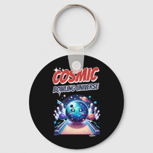 Porte-clés Un Voyage De Bowling Cosmique